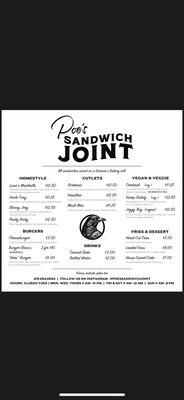 Menu photo 3 Poe's Sandwich Joint Philadelphia, PA Menu photo 3 Poe's Sandwich Joint Philadelphia, PA
