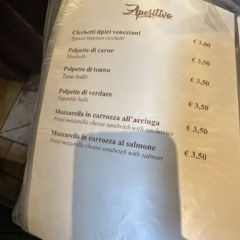 Al Vecio Marangon - Menu - Venetian Near Me - Venezia, VE Al Vecio Marangon - Menu - Venetian Near Me - Venezia, VE