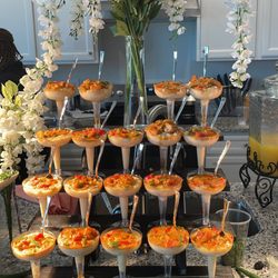 Jazzie In The Kitchen - Shrimp & grits martinis