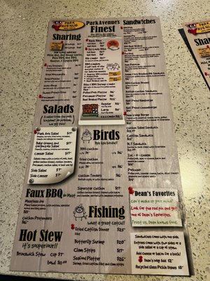 Menu photo 1 Park Avenue BBQ Grille Jupiter, FL Menu photo 1 Park Avenue BBQ Grille Jupiter, FL