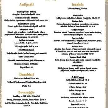 Sweet Basil Bistro - Menu - Italian Near Me - Big Bear Lake, California Sweet Basil Bistro - Menu - Italian Near Me - Big Bear Lake, California