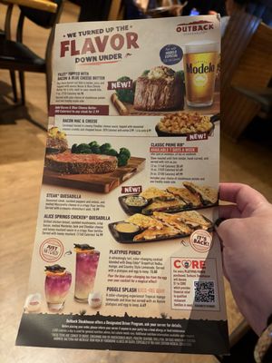 Menu photo 1 Outback Steakhouse Las Vegas, NV Menu photo 1 Outback Steakhouse Las Vegas, NV