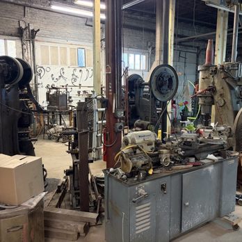 Hot Shops Art Center - Sheet metal machinery. - Art Galleries Near Me - Omaha, Nebraska