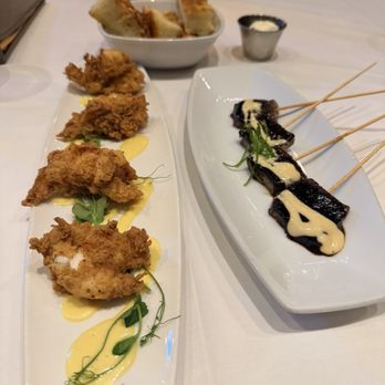 Kevin Rathbun Steak - Lobster Fritters and the Japanese BBQ Wagyu Short Ribs. Both are delicious. - Steakhouses Near Me - Atlanta, Georgia