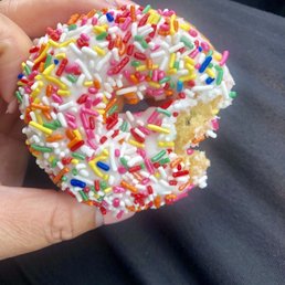 White cake donut White cake donut