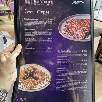 Kaffeinated Crepes and Coffee - Menu 8/30/26 - Coffee & Tea Near Me - San Antonio, Texas Kaffeinated Crepes and Coffee - Menu 8/30/26 - Coffee & Tea Near Me - San Antonio, Texas