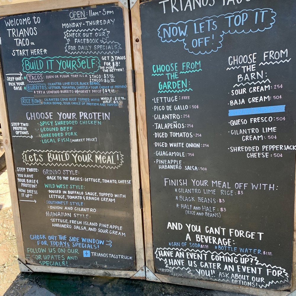 Trianos Taco Company - menus and prices - Food Trucks Near Me - Big Pine Key, Florida Trianos Taco Company - menus and prices - Food Trucks Near Me - Big Pine Key, Florida