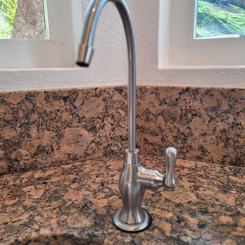 Trusted Water Systems - Stylish spout installed and jacob drilled the hole on the granite. - Water Heater Installation/Repair Near Me - Chula Vista, California Trusted Water Systems - Stylish spout installed and jacob drilled the hole on the granite. - Water Heater Installation/Repair Near Me - Chula Vista, California