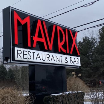Mavrix Restaurant and Bar - a sign for mavrix restaurant and bar - Burgers Near Me - Shelby Township, Michigan Mavrix Restaurant and Bar - a sign for mavrix restaurant and bar - Burgers Near Me - Shelby Township, Michigan
