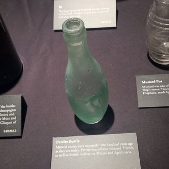 Titanic - A Perrier bottle - Museums Near Me - Las Vegas, Nevada