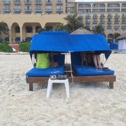 Blue Beach Huts