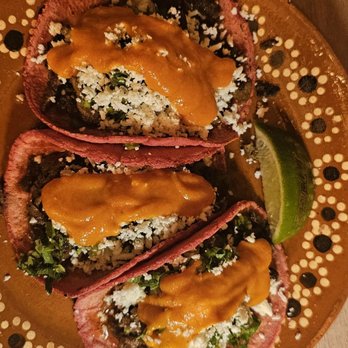 La Patroncita - Tacos de carne asada pink tortillas - Mexican Near Me - Portland, Oregon