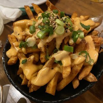 Spicy Shallot - Kimchi Fries - Thai Near Me - Elmhurst, New York Spicy Shallot - Kimchi Fries - Thai Near Me - Elmhurst, New York