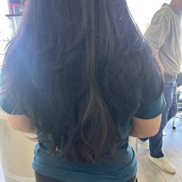 Hair cut in layers done by Omar Hair cut in layers done by Omar