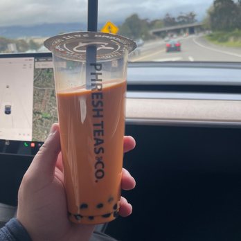 Phresh Teas - Thai tea with boba - Bubble Tea Near Me - Goleta, California