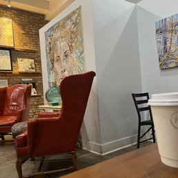 Muse Coffee Studio and art gallery. The absolute best in Chicago, but don't overrun my favorite coffee shop. ;-)