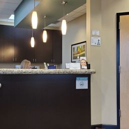 Waiting room front desk Waiting room front desk