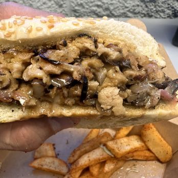 Substance Diner - Mushroom Philly Cheezesteak Sandwich - Vegan Near Me - Tucson, Arizona