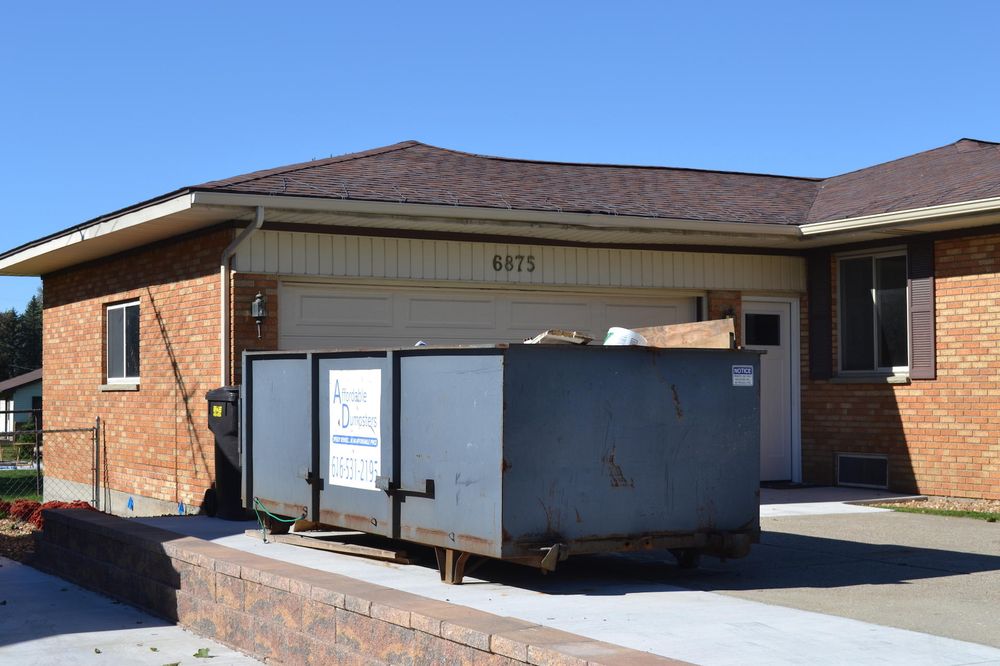 AFFORDABLE DUMPSTERS Dumpster Rental 8110 56th Ave, Hudsonville, MI
