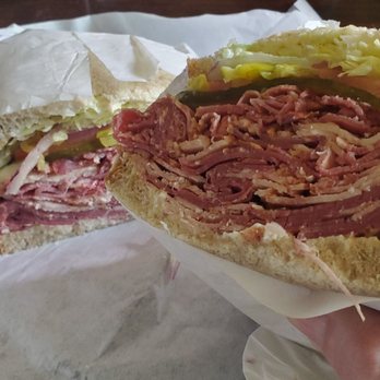 Central Sandwich - Delicious cold pastrami with double meat! (The picture doesn't show how huge this sandwich was. ) - Sandwiches Near Me - Mckinleyville, California
