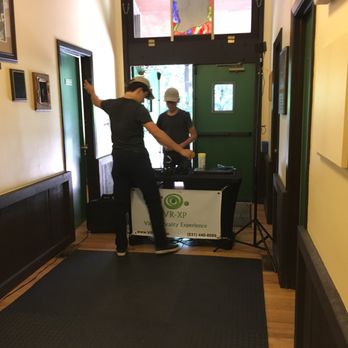 VR-XP - 8X8 space, limited windows (for glare) & two outlets to run the equipment : checking all the details is what we do.. - Virtual Reality Centers Near Me