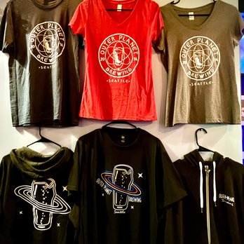Outer Planet Brewing - a variety of t - shirts - Brewpubs Near Me - Seattle, Washington Outer Planet Brewing - a variety of t - shirts - Brewpubs Near Me - Seattle, Washington