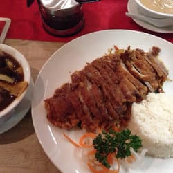 wok und sushi - Ente mit Gemüse