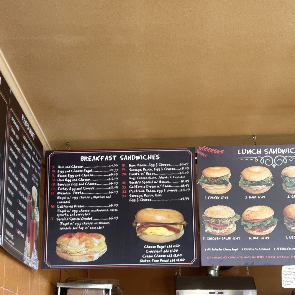 Sarah's Bagel Cafe - Menu - Cafes Near Me - Nampa, Idaho Sarah's Bagel Cafe - Menu - Cafes Near Me - Nampa, Idaho