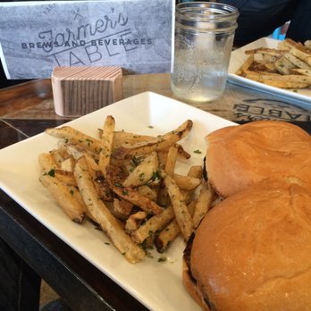 Farmer's Table - Skirt teak torts with truffle fries - New American Near Me - La Mesa, California