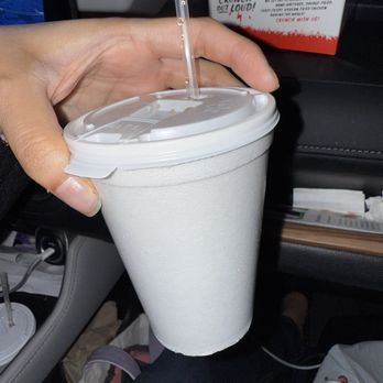 Bonchon Colony - Styrofoam coffee cup for a fountain drink, if taking out, not worth 2.99$ - Chicken Wings Near Me - Lewisville, Texas