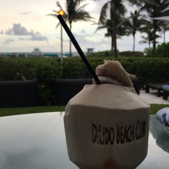 DiLido Beach Club - Coconut water with a view #peoplewatching - French Near Me - Miami Beach, Florida