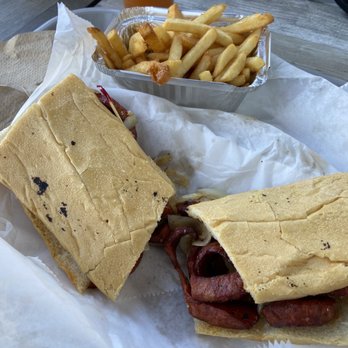 Las Olas Cafe - Choripan Sandwich - Cuban Near Me - Miami Beach, Florida
