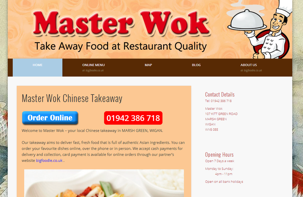 MASTER WOK Updated June 2024 107 Kitt Green Road, Wigan, Greater