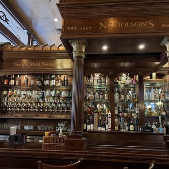 Nicholson's Fine Food & Whiskey - Spoiled for choice here at the bar. - Pubs Near Me - Cincinnati, Ohio