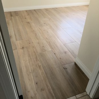 Precision Tile Installations - These plank tiles are heavy! - Tiling Near Me - Vista, California