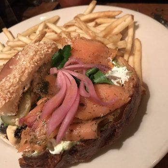 Freemans - Salmon avocado toast - Breakfast & Brunch Near Me - New York, New York Freemans - Salmon avocado toast - Breakfast & Brunch Near Me - New York, New York