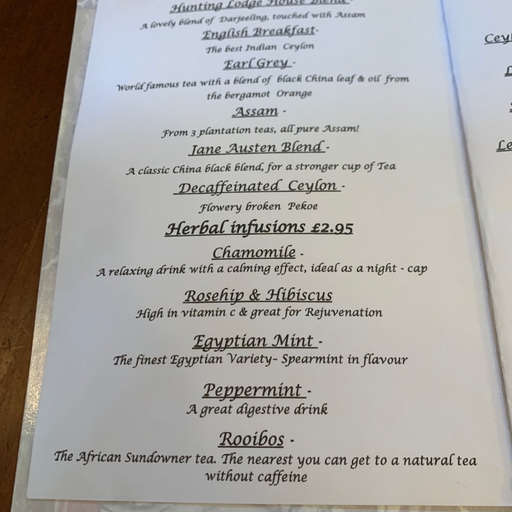 King Johns Hunting Lodge - Menu q - Guest Houses Near Me - Chippenham, WIL