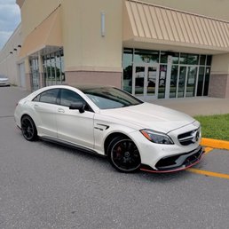 Exterior outside entrance of Turbo Tint - Mercedes CLS63s AMG
Ceramic Window Tint
Express Roll-Down
: 80% VLT Front Windshield - Orlando, Florida Exterior outside entrance of Turbo Tint - Mercedes CLS63s AMG
Ceramic Window Tint
Express Roll-Down
: 80% VLT Front Windshield - Orlando, Florida