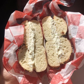 Lox, Stocks & Bagels - Everything bagel with chive and onion cream cheese - Bagels Near Me - Eugene, Oregon