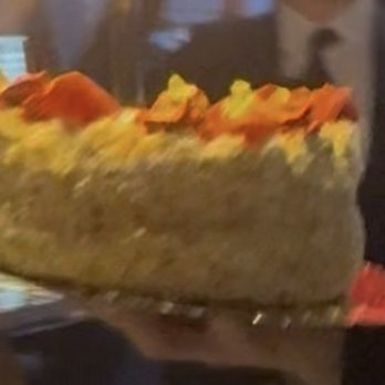 Mama Por Dios - Our lob sided cake that we paid $35 extra for them to cut and serve .  Was not handled properly - Mexican Near Me - Fairfield, California