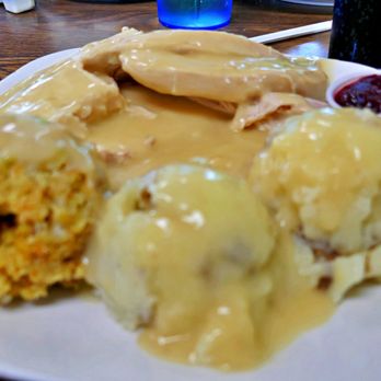 Gobblers Of Waters - Turkey dinner minus green beans - American Near Me - Waters, Michigan Gobblers Of Waters - Turkey dinner minus green beans - American Near Me - Waters, Michigan