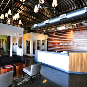 Salon Republic - Broomfield - Flatiron Crossing salon reception area - Hair Salons Near Me - Broomfield, Colorado Salon Republic - Broomfield - Flatiron Crossing salon reception area - Hair Salons Near Me - Broomfield, Colorado