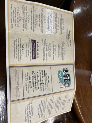 Menu photo 2 Ginger's Cafe Noblesville, IN Menu photo 2 Ginger's Cafe Noblesville, IN