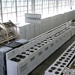 Habitat for Humanity of Greater Cincinnati - Aisles of refrigerators and stoves