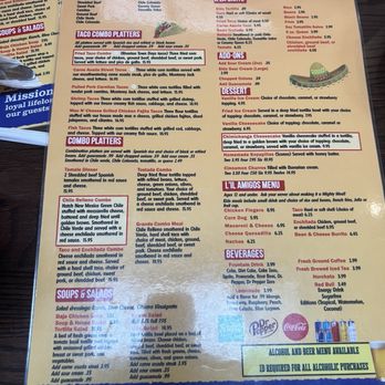 Salsa Leedos Mexican Grill - Back of Menu - Bars Near Me - Draper, Utah Salsa Leedos Mexican Grill - Back of Menu - Bars Near Me - Draper, Utah