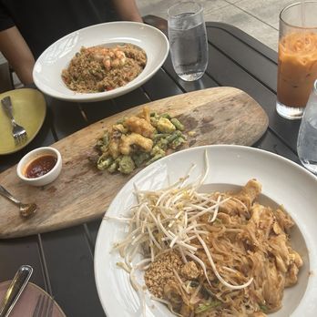 Colonial Kitchen & Bar - Pad Thai  Colonial Fried Rice Octopus Tempura - Vietnamese Near Me - Atlanta, Georgia