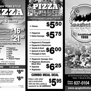 Spaghettini - Menu (1 of 2) as of 11/24/2024 - Italian Near Me - Haleiwa, Hawaii Spaghettini - Menu (1 of 2) as of 11/24/2024 - Italian Near Me - Haleiwa, Hawaii