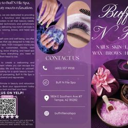 Buff N File Spa - Nail Spa Men's Pedicure HeadSpa Eyelashes Mani & Pedi and much more..
