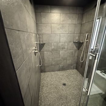 High End Home Remodel - custom rainfall shower - General Contractors Near Me - Conifer, Colorado