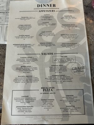 Menu photo 7 Sicilian Table Falmouth, ME